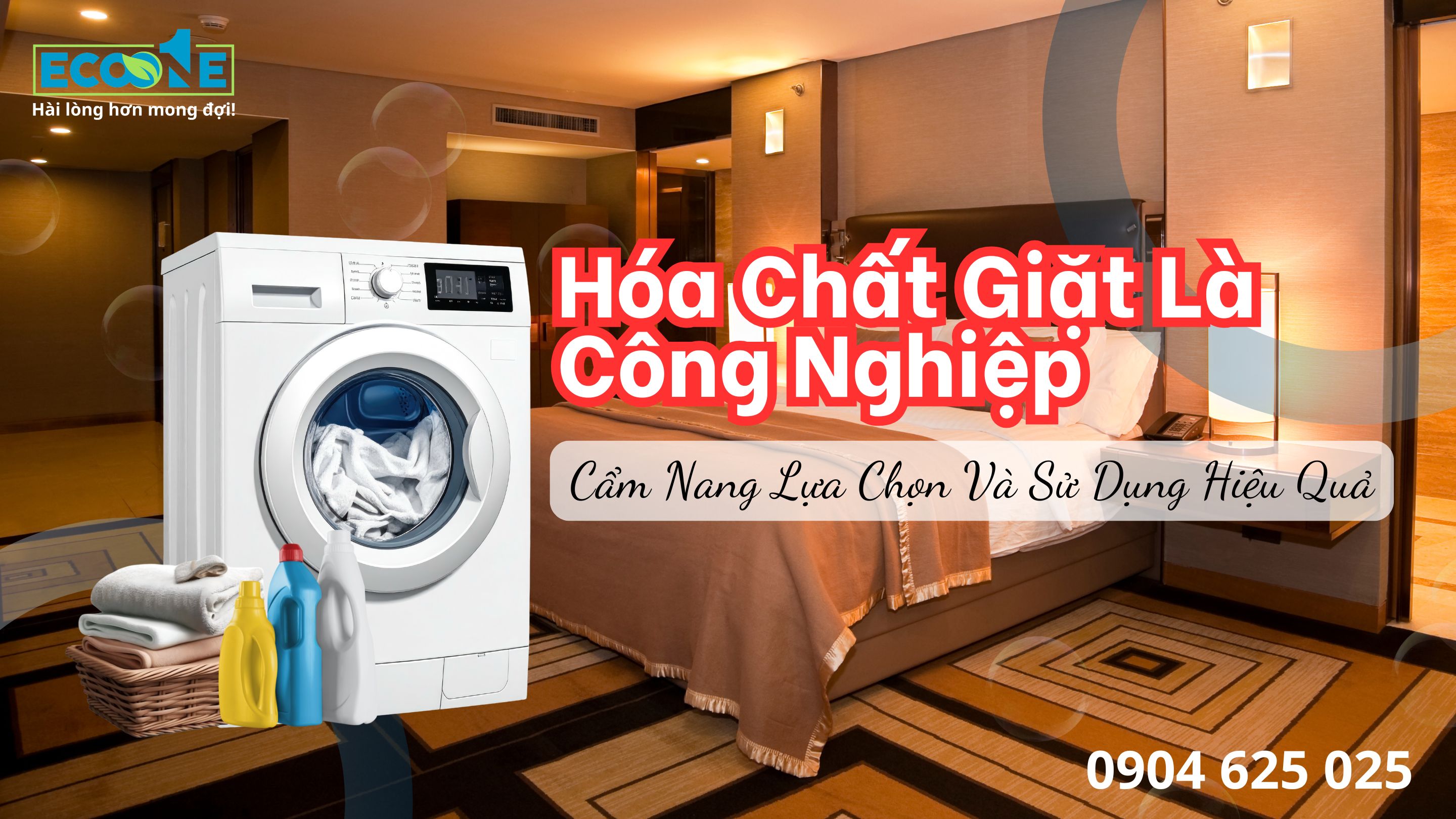 Hóa chất giặt là công nghiệp cho khách sạn, bệnh viện và xưởng giặt